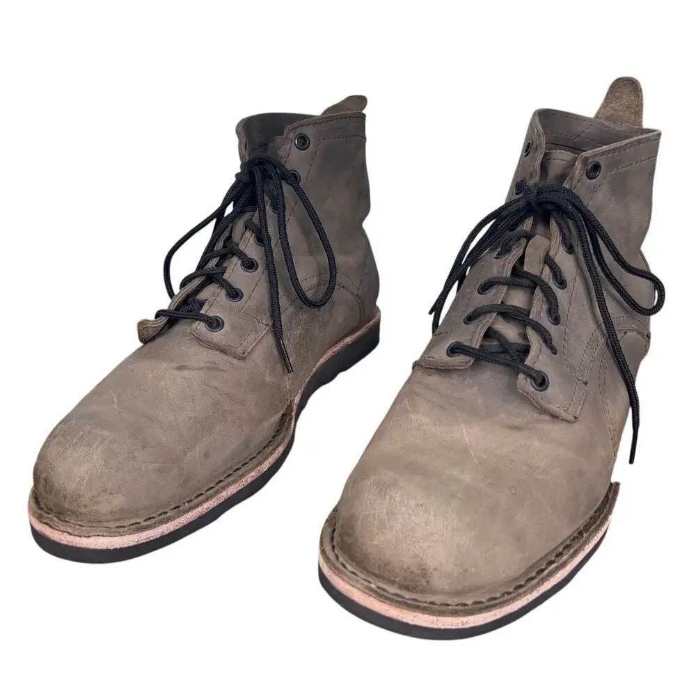 Origin Maine Men’s Coronado 6 Taupe Leather Vibram Sole Boot Size US 10.5 D